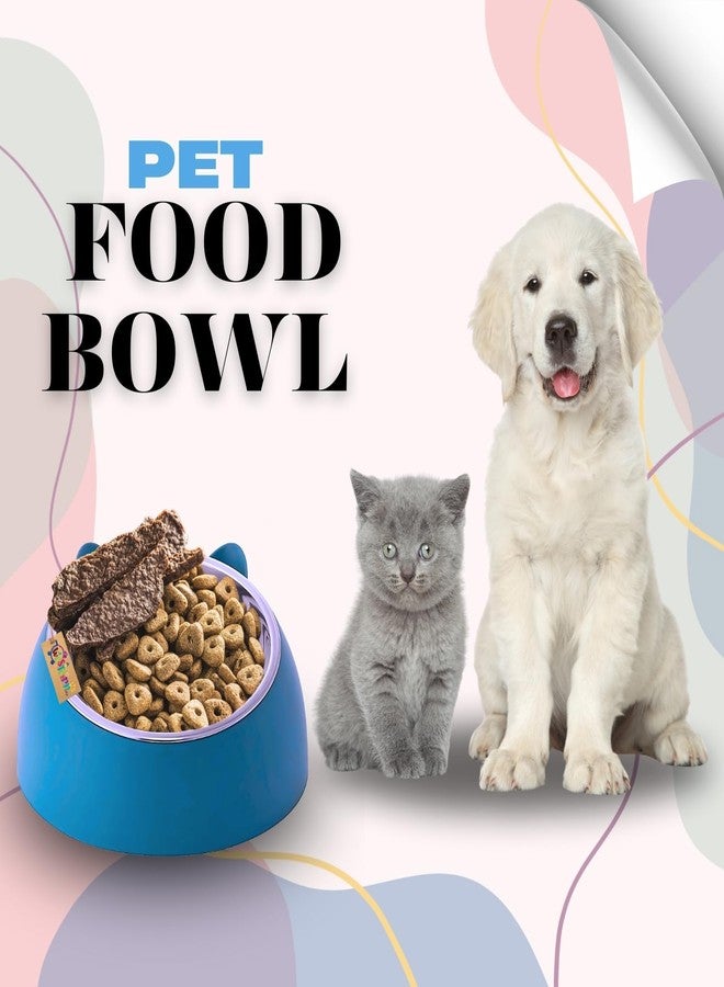 Western Era Pet Steel & Plastic Ear Shape Tilted Bowl - Interactive Pet Feeder, Promotes Healthy Eating, Mental Stimulation, Design for Healthy Eating, Fun Design for Cats, Dogs, Ideal for All Pets - Image 2